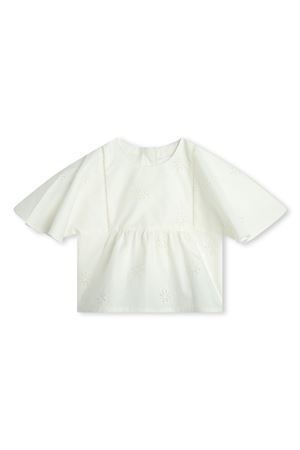 white cotton shirt CHLOE' KIDS | C20020117